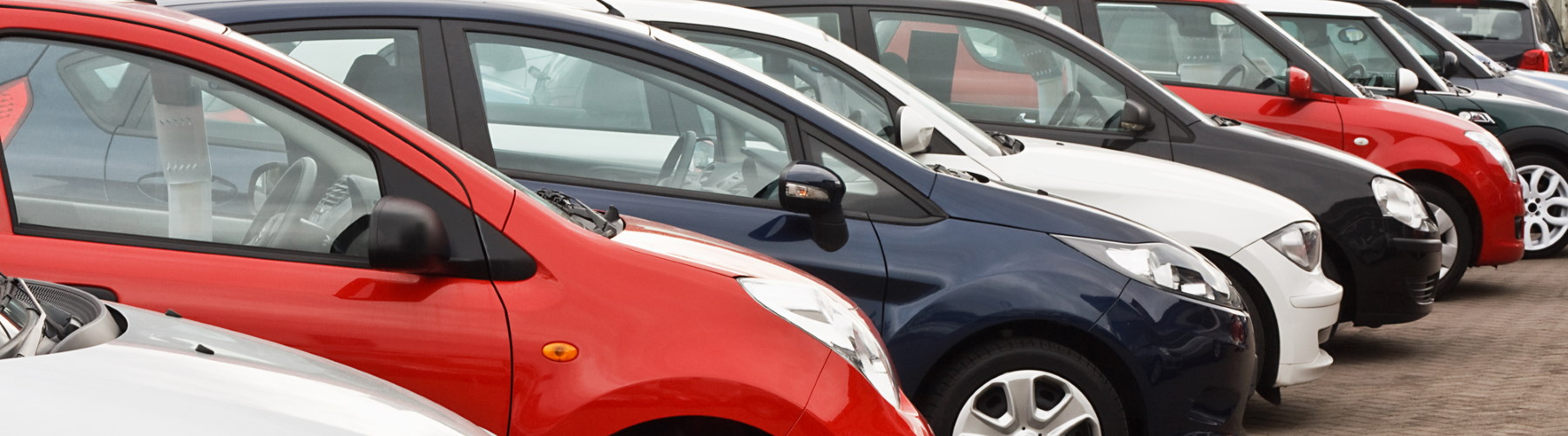 fleet of cars at dealership